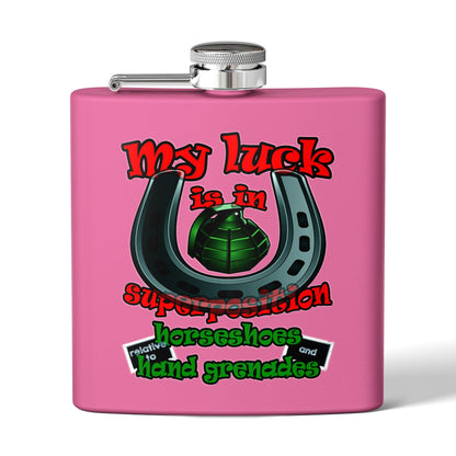 my luck - Stainless Steel Flask