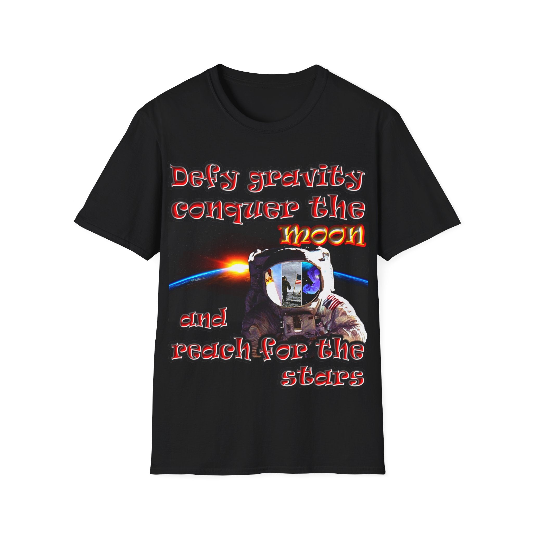 defy conquer reach - Unisex Softstyle T-Shirt