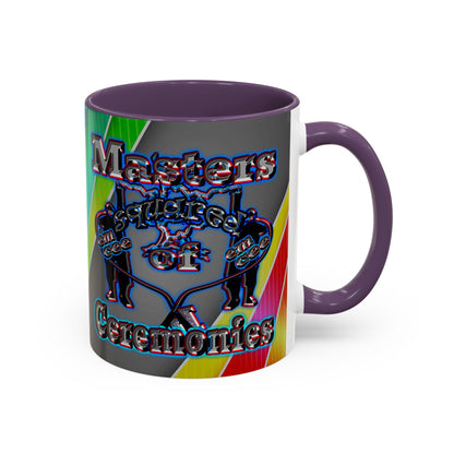 em cee squared - Accent Mug (rainbow split)