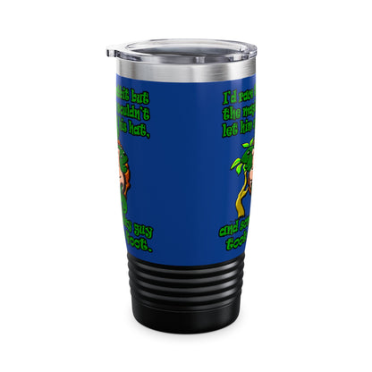 turtle race - Ringneck Tumbler, 20oz (dark blue)