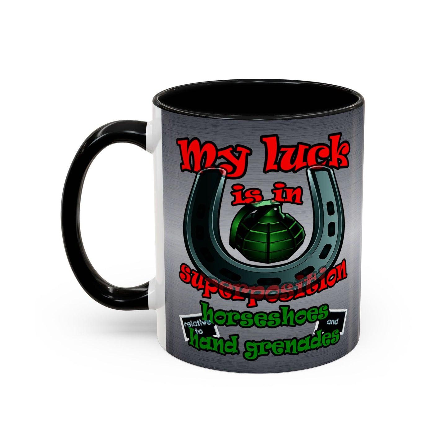 my luck - Accent Mug (brushed nickel)