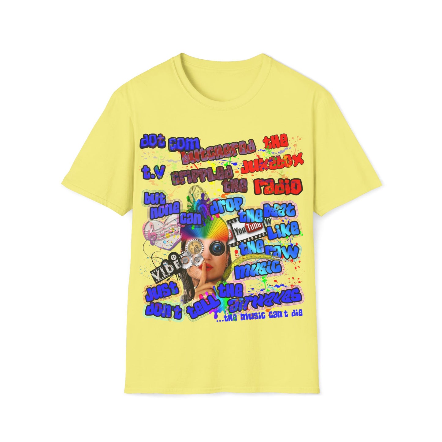 drop the beat - Unisex Softstyle T-Shirt