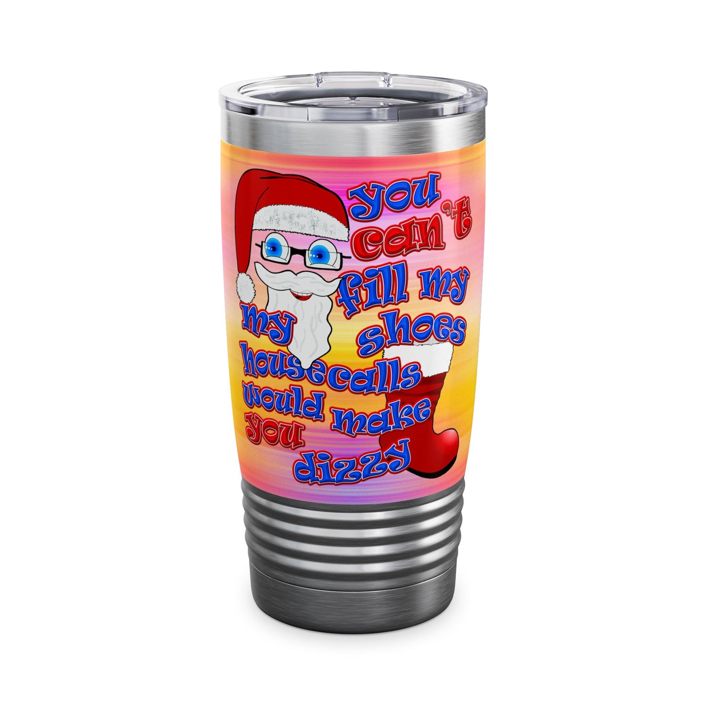 santa's shoes - Ringneck Tumbler, 20oz (color blur)