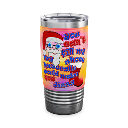 santa's shoes - Ringneck Tumbler, 20oz (color blur)