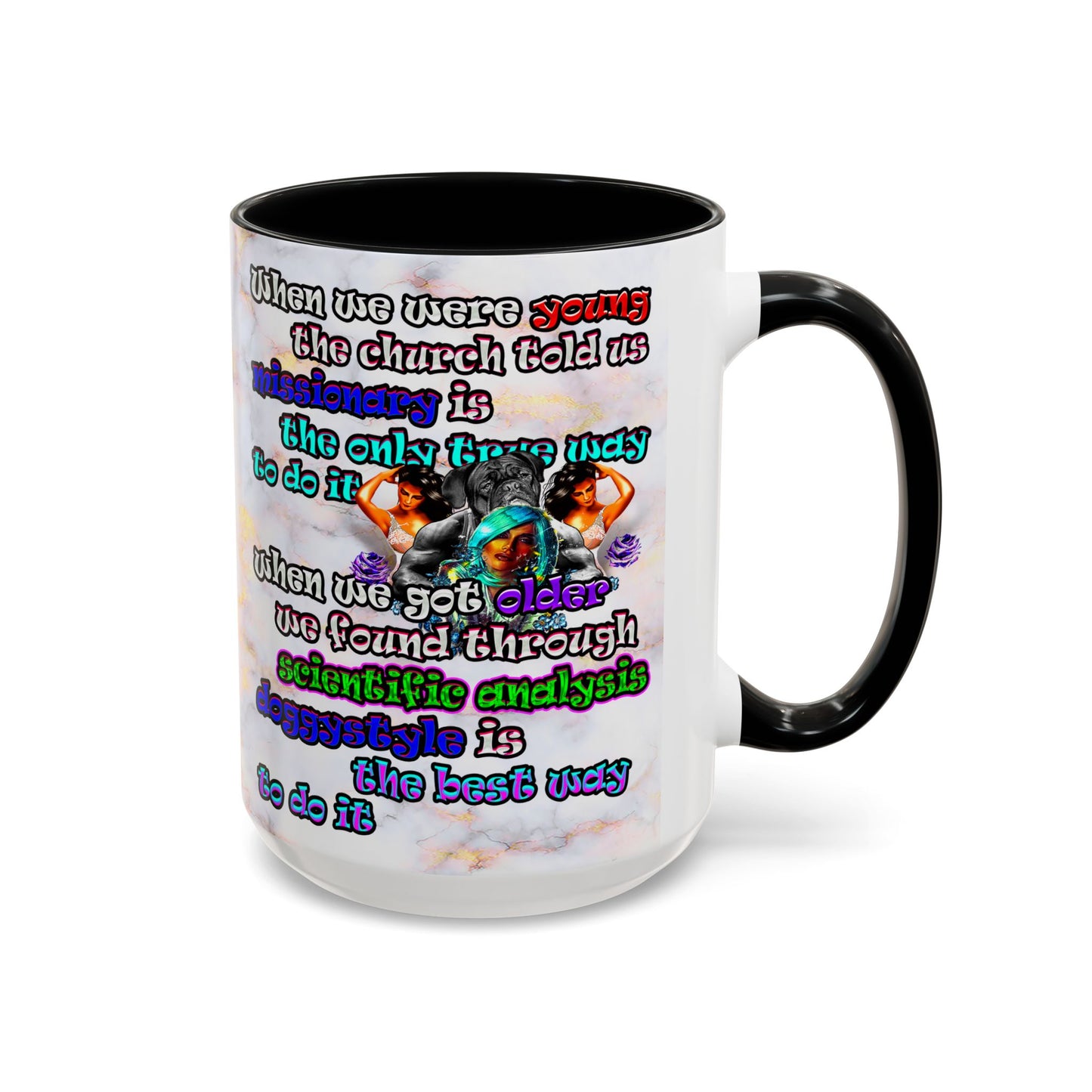 doggystyle - Accent Mug (white marble)