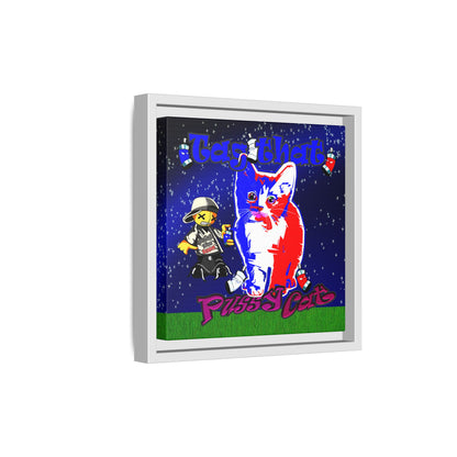 tag that - framed canvas art ('snoops' background)