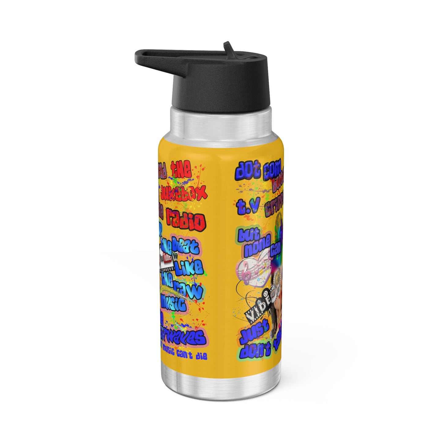 drop the beat - Gator Tumbler, 32oz (yellow)