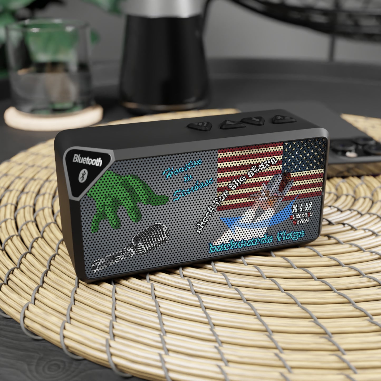 shoot for the stars - Jabba Bluetooth Speaker (grey-light grey)