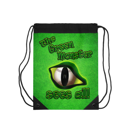 green monster - Drawstring Bag (green turf)