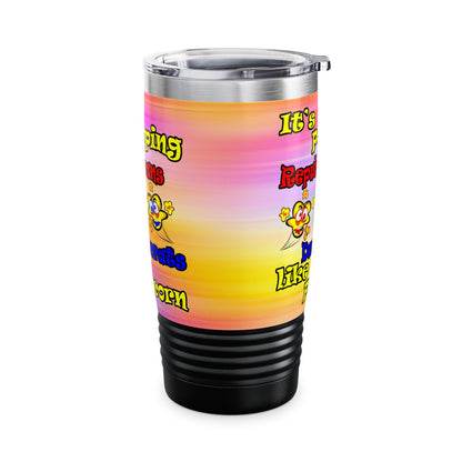 popping like popcorn - Ringneck Tumbler, 20oz (color blur)