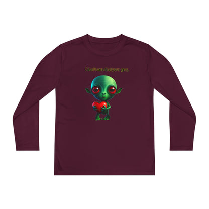 I don't care that your grey - Youth Long Sleeve Competitor Tee