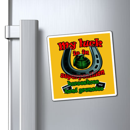 my luck - Magnets - (yellow)