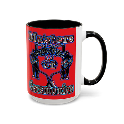 em cee squared - Accent Mug (red)