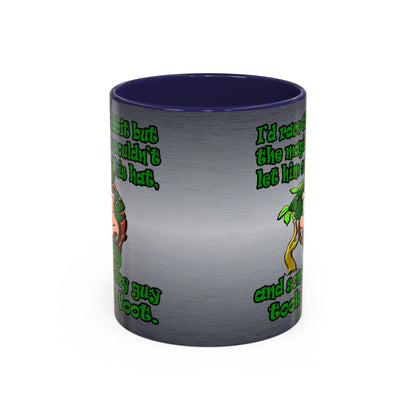 turtle race - Accent Mug (brushed nickel)