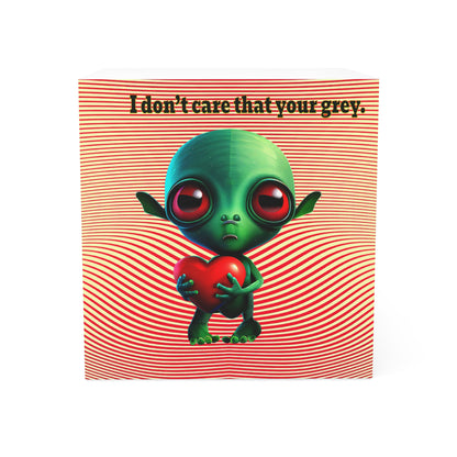 I don't care that your grey - note cube (yellow-orange wave)