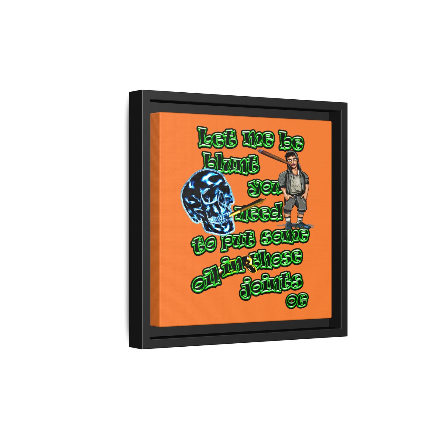 og - framed canvas art (crusta)