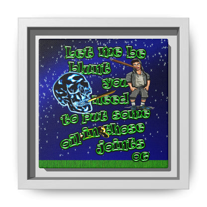 og - framed canvas art ('snoops' background)