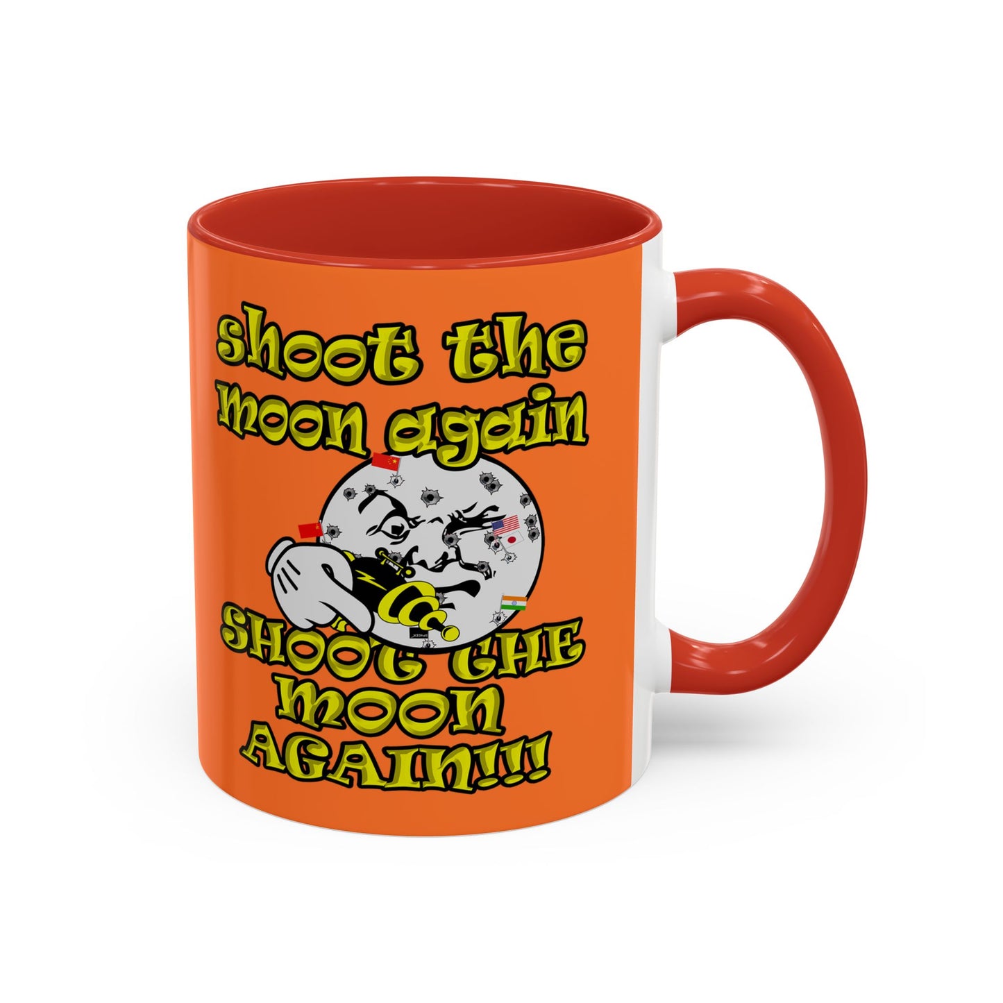 shoot the moon again - Accent Mug (crusta)
