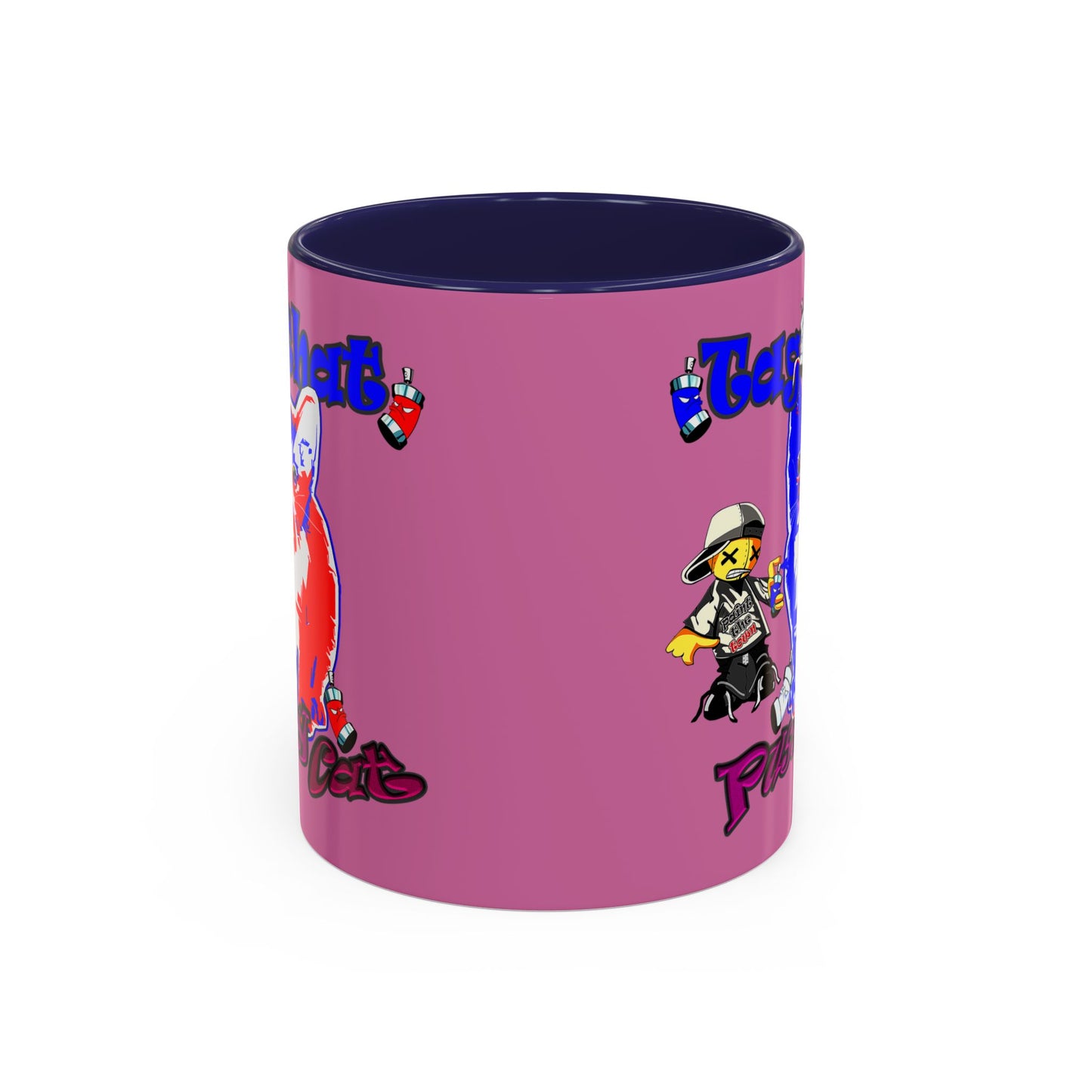 tag that - Accent Mug (light pink)
