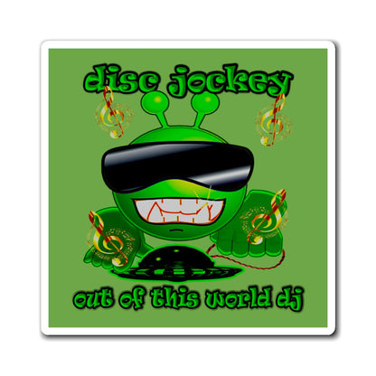 disc jockey - Magnets - (green)
