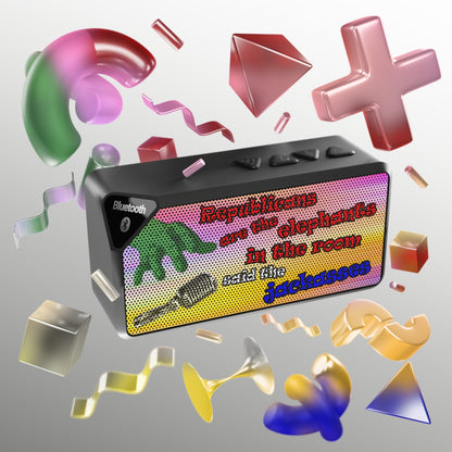 donkeys and elephants - Jabba Bluetooth Speaker (color blur)
