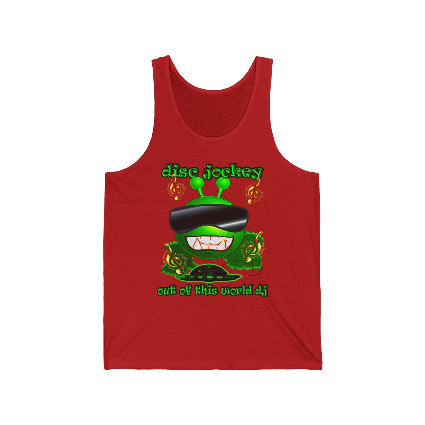 disc jockey - Unisex Jersey Tank