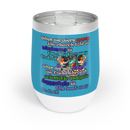 doggystyle - Chill Wine Tumbler (turquoise)
