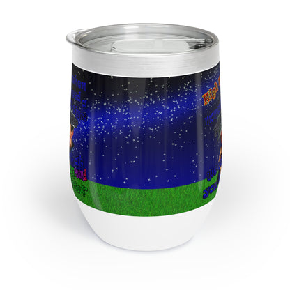 high noon - Chill Wine Tumbler ('snoops' background)