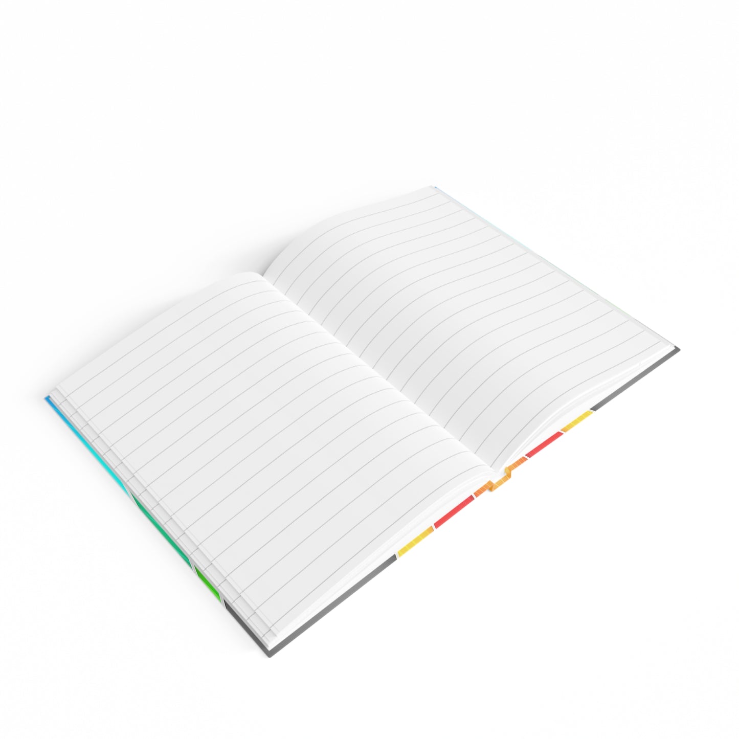 turtle race - journal-lined (rainbow split)