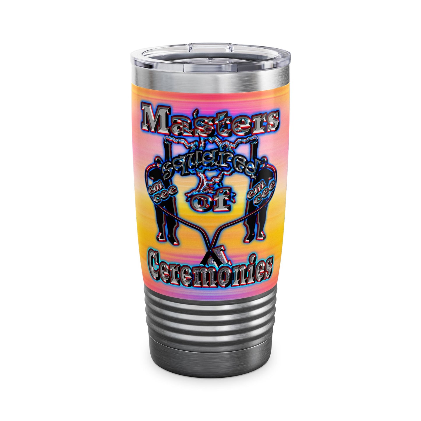 em cee squared - Ringneck Tumbler, 20oz (color blur)