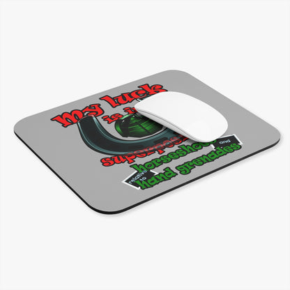 my luck - Mouse Pad (Rectangle) (light grey)