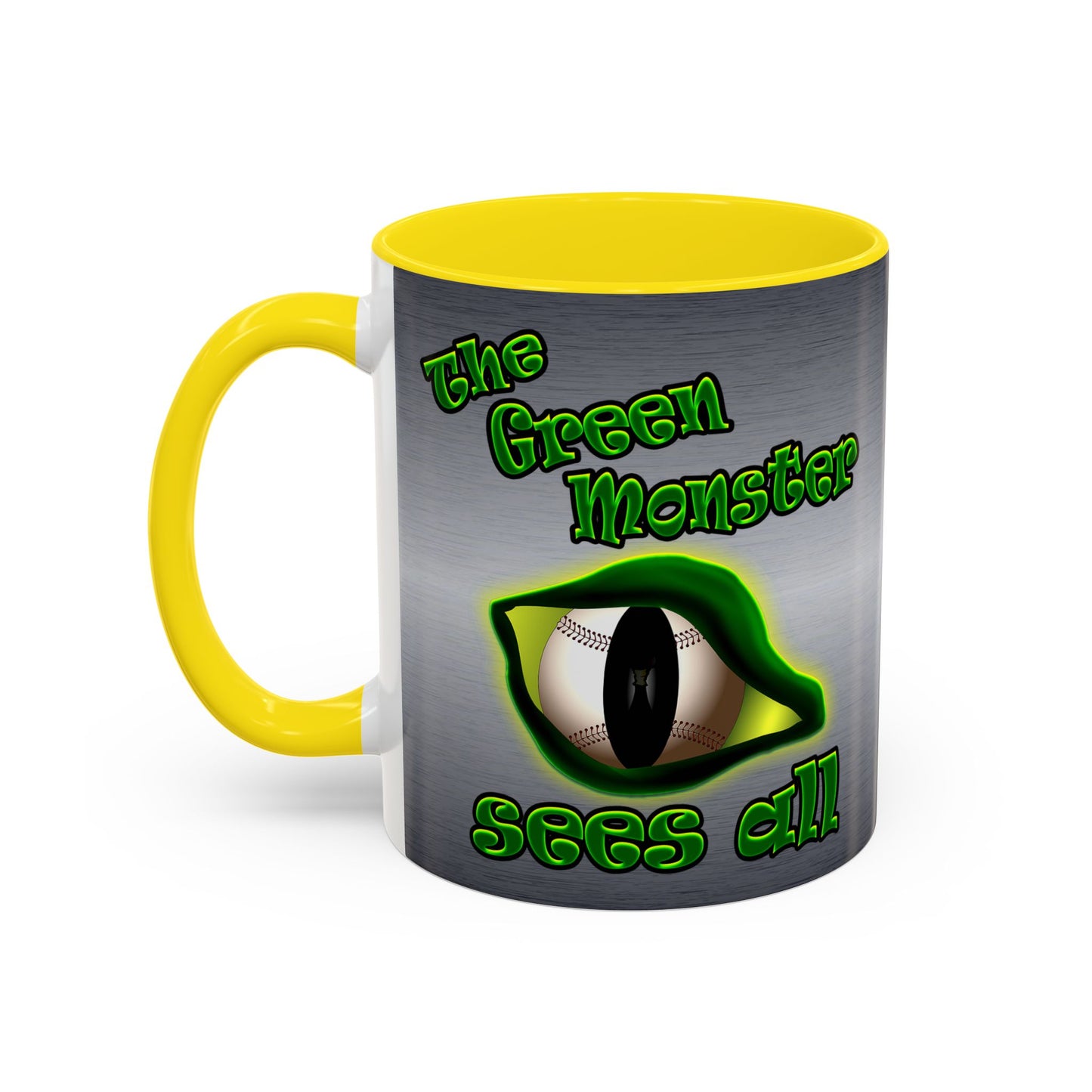 green monster - Accent Mug (brushed nickel)