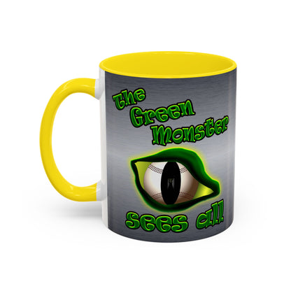 green monster - Accent Mug (brushed nickel)