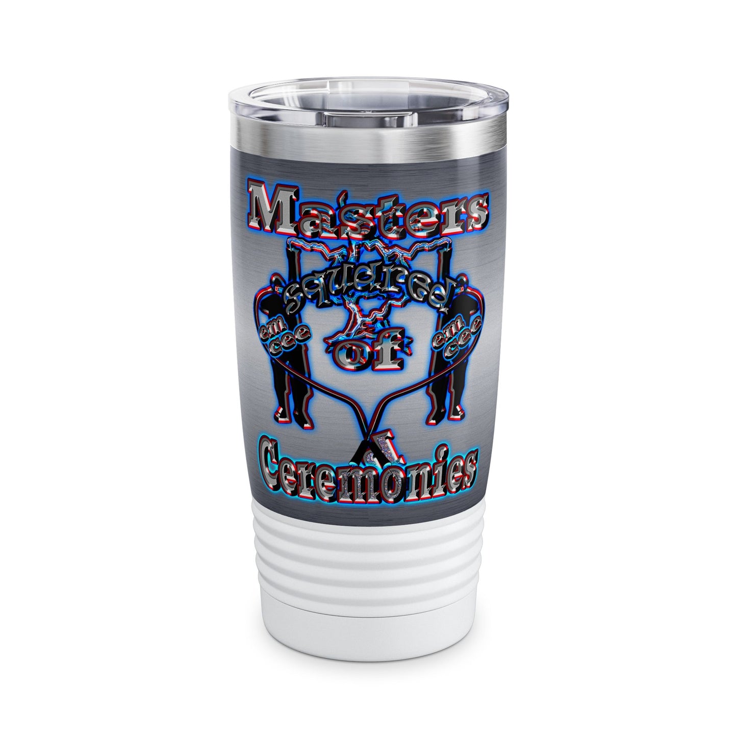 em cee squared - Ringneck Tumbler, 20oz (brushed nickel)