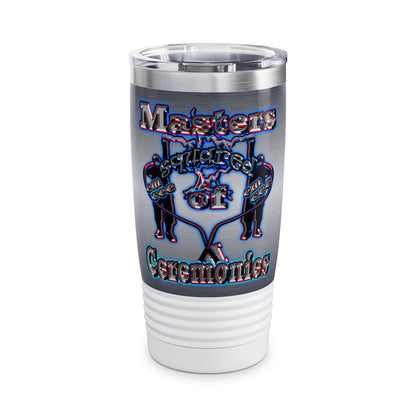 em cee squared - Ringneck Tumbler, 20oz (brushed nickel)