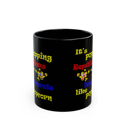 popping like popcorn - Black Mug (black)