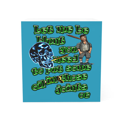 og - note cube (turquoise)