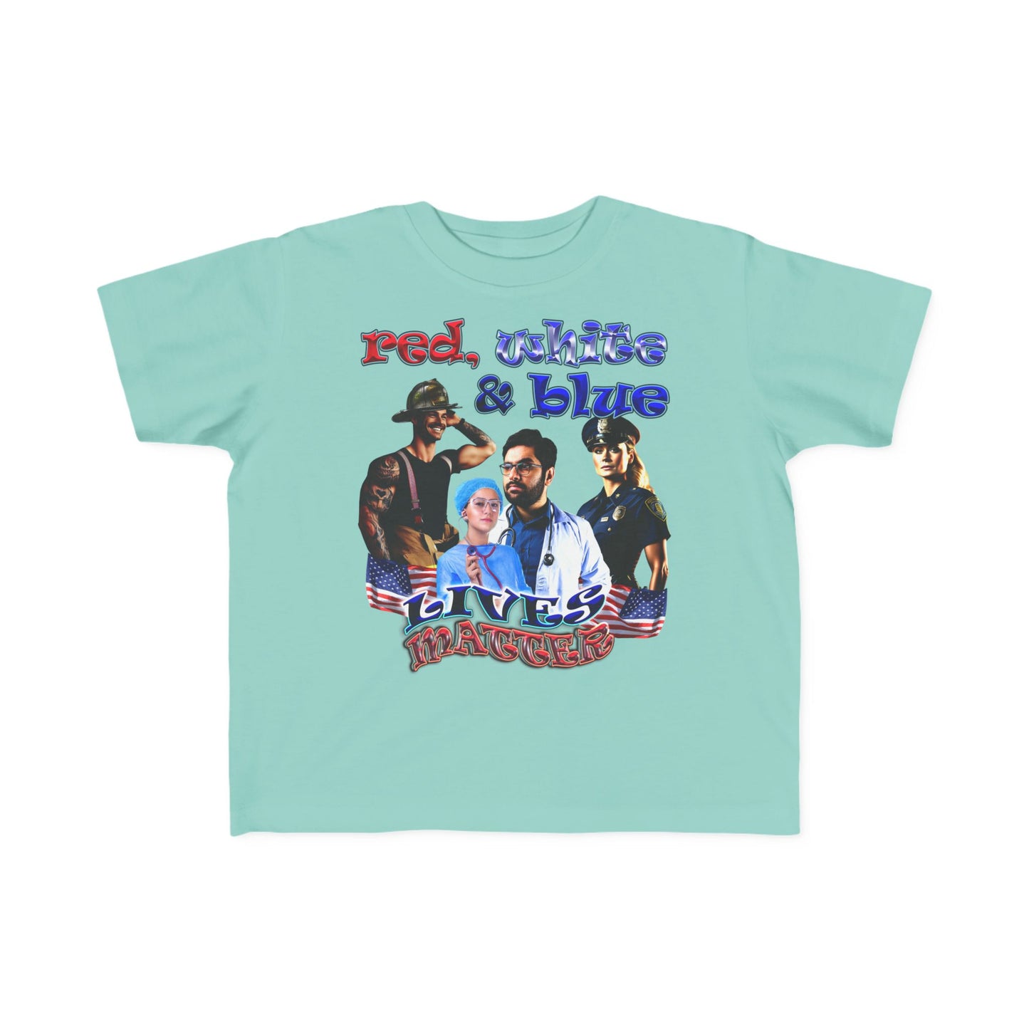 rw&b lives matter - Toddler's Fine Jersey Tee