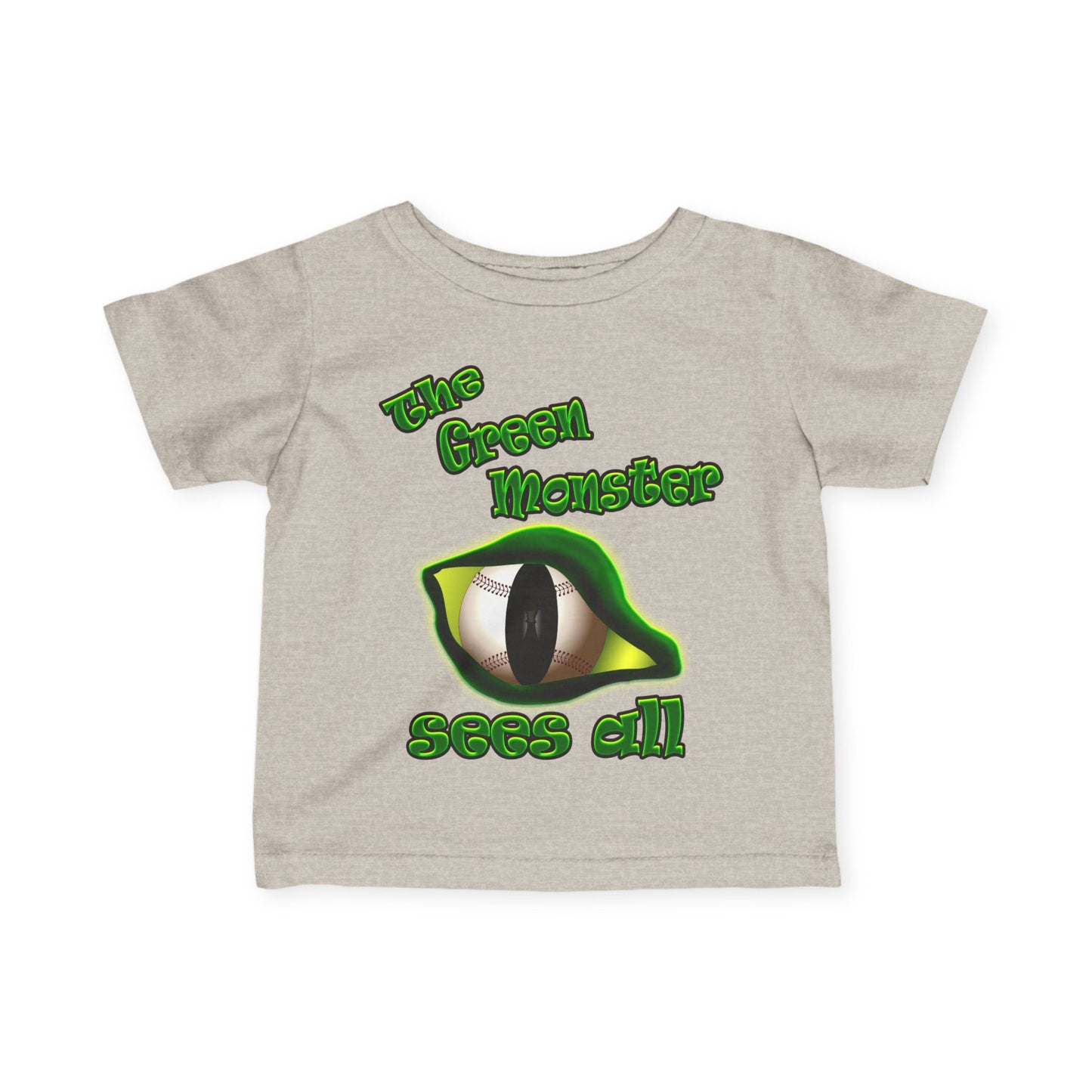green monster - Infant Fine Jersey Tee