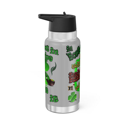 celtics logo - Gator Tumbler, 32oz (light grey)