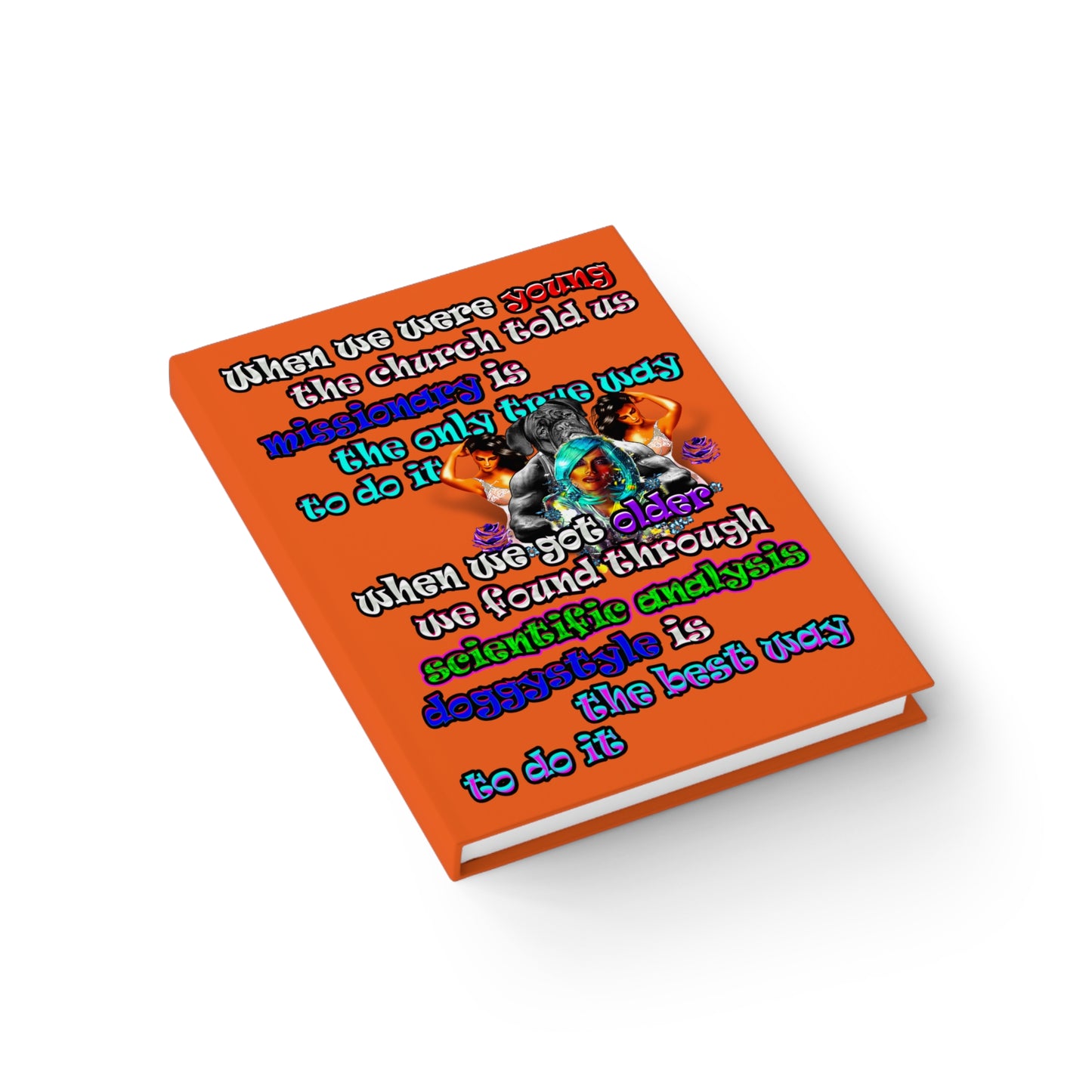 doggystyle - journal-blank (orange)