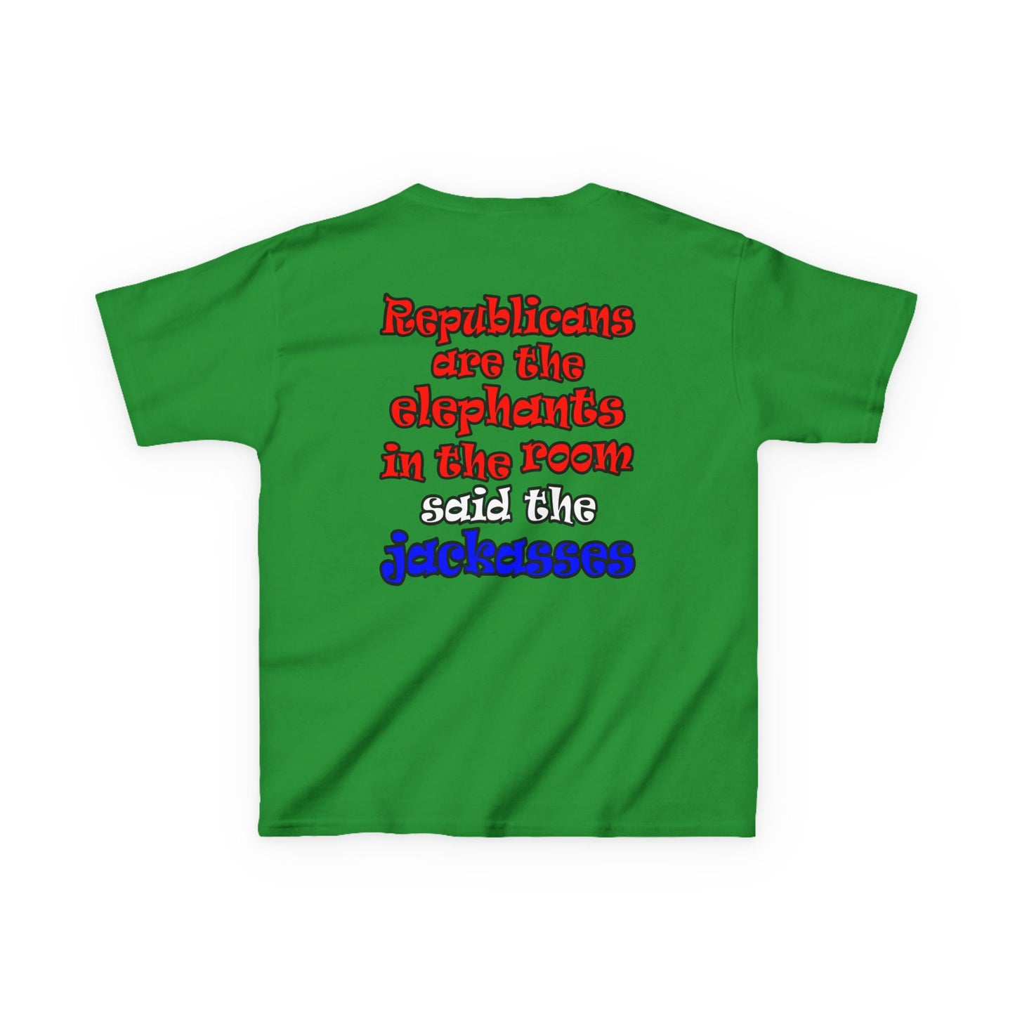 donkeys and elephants - Kids Heavy Cotton™ Tee