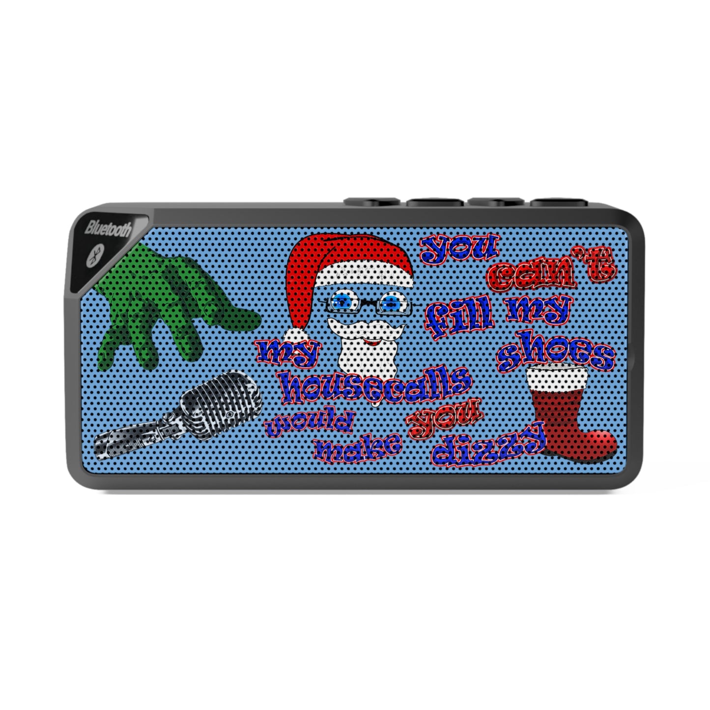 santa's shoes - Jabba Bluetooth Speaker (light blue)