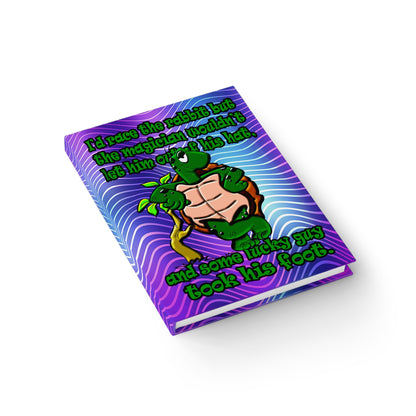 turtle race - journal-blank (purple wave)