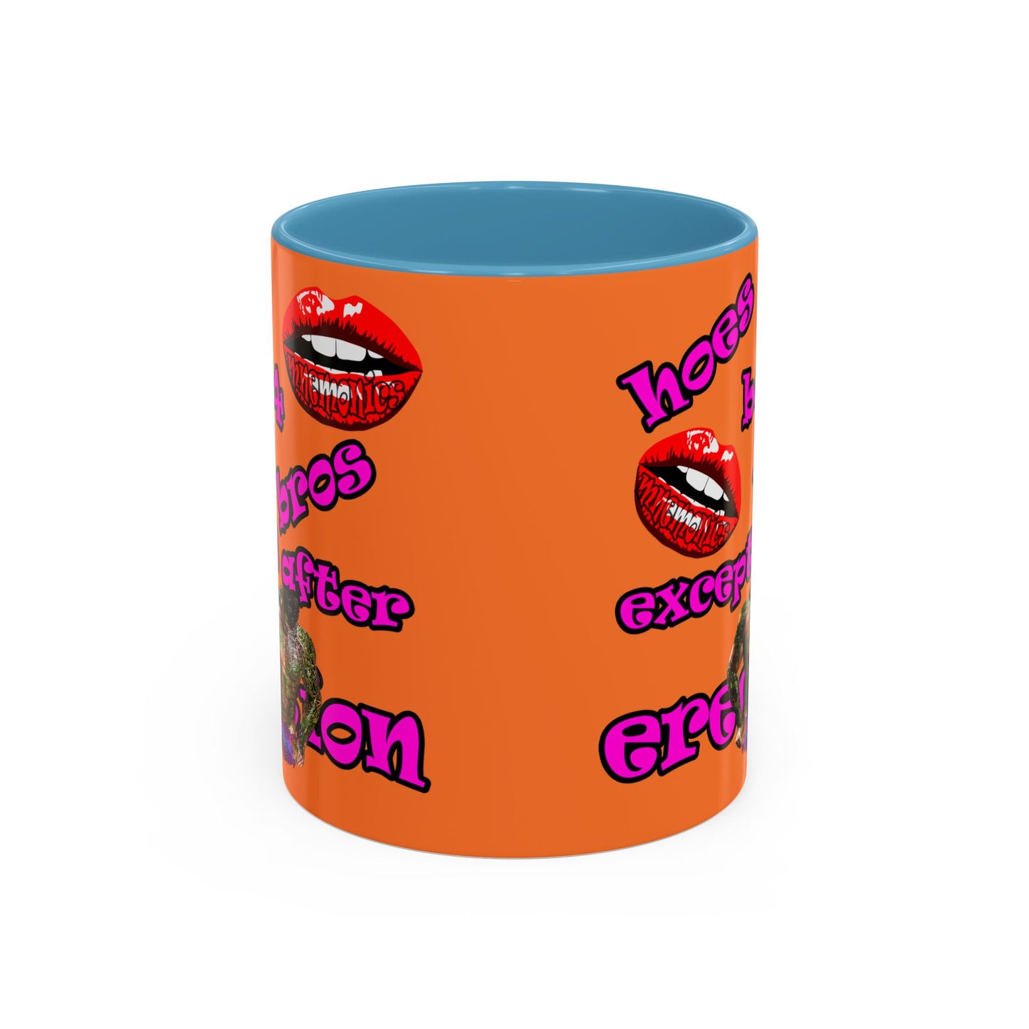 hoes b4 bros - Accent Mug (crusta)