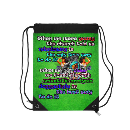 doggystyle - Drawstring Bag (green turf)
