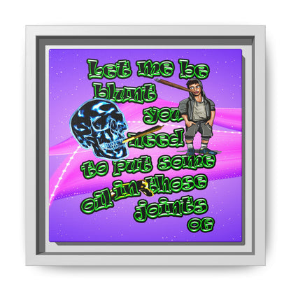 og - framed canvas art (purple-pink wave)