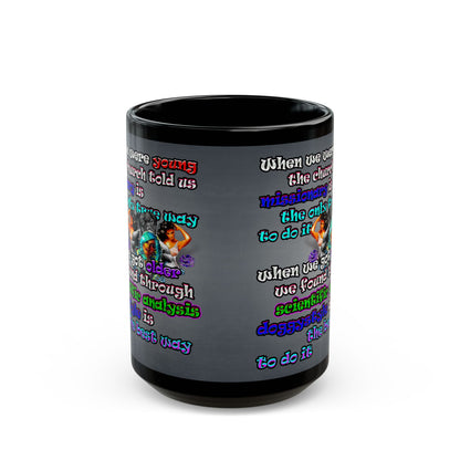 doggystyle - Black Mug (grey-light grey)