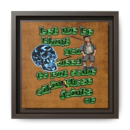 og - framed canvas art (brown papyrus)
