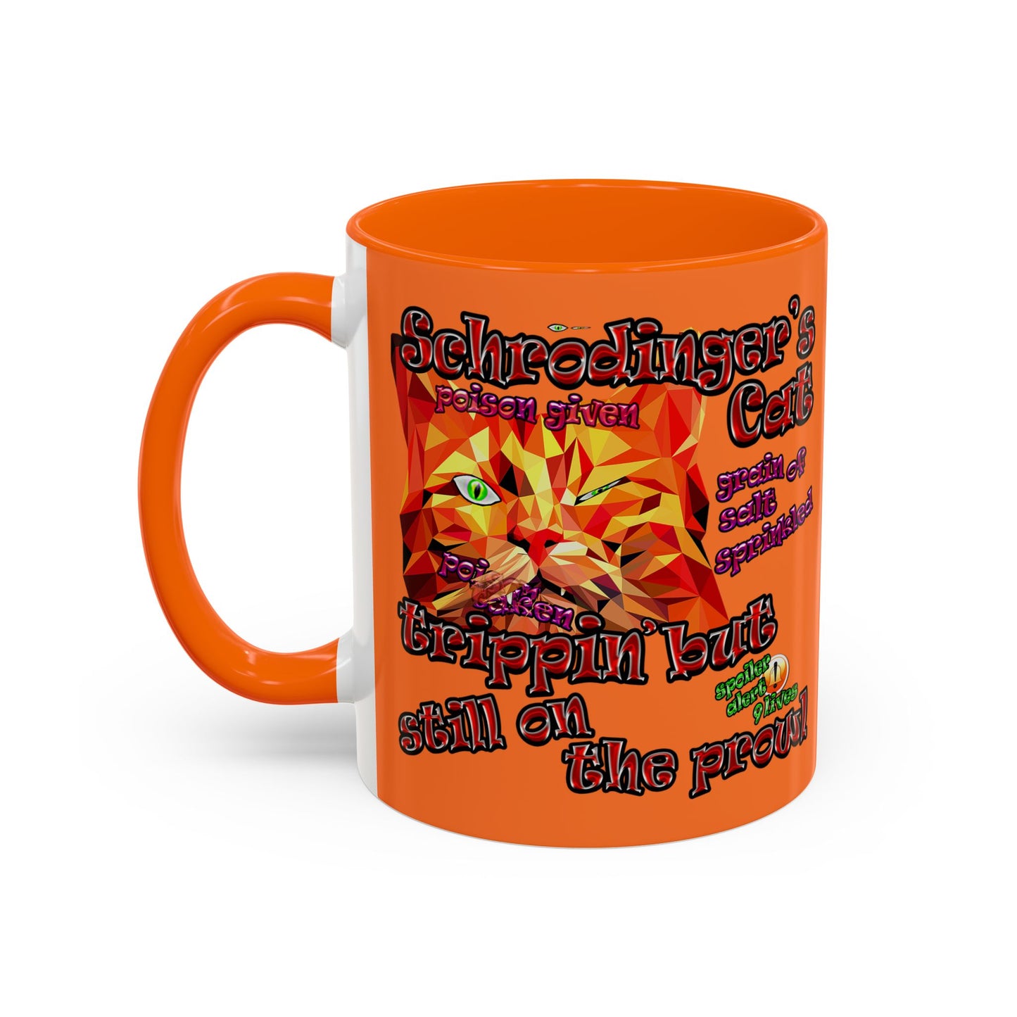 schrodinger's cat - Accent Mug (crusta)